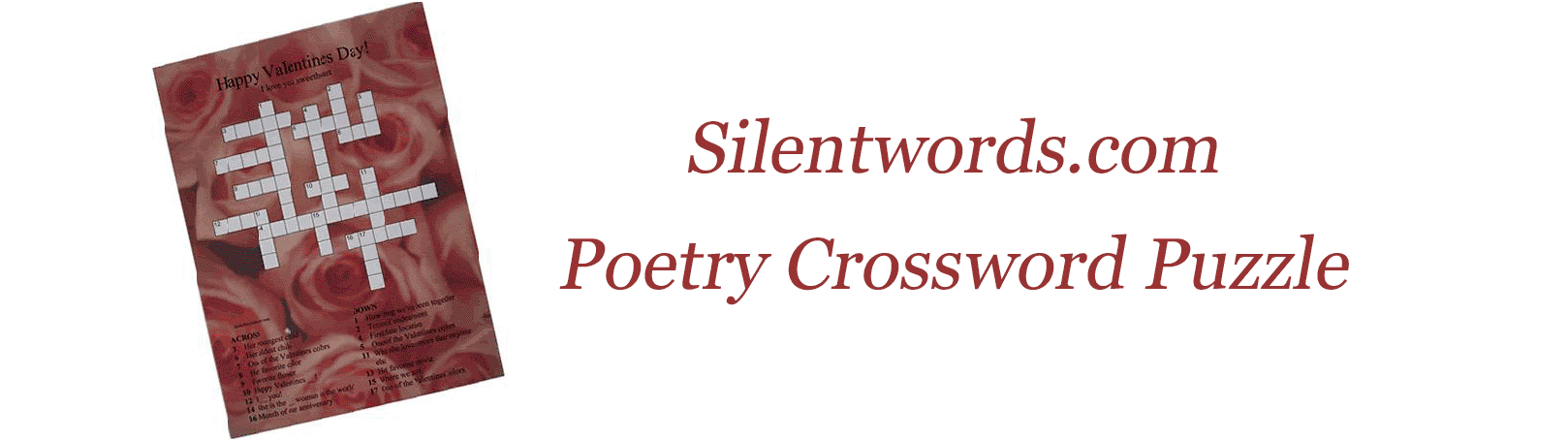 Poetry Crossword