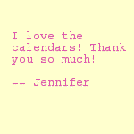 Poetry Calendars